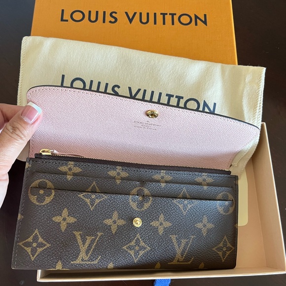 Louis Vuitton Handbags - Louis Vuitton Brown and Pink Wallet